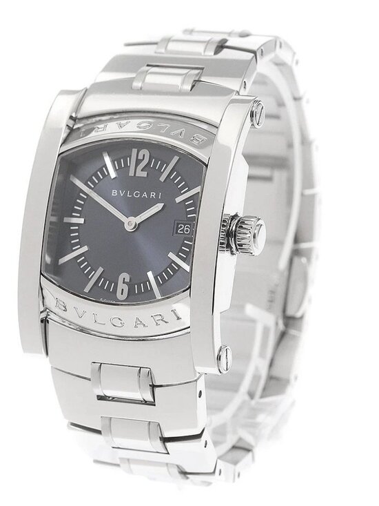 BVLGARI Assioma AA39S Date Blue gray Dial Quartz Boy\'s Watch_943311 main image 9